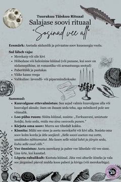 Tuurakuu Täiskuu Rituaal Salajase Soovi Rituaal Soul Sisters Tarot