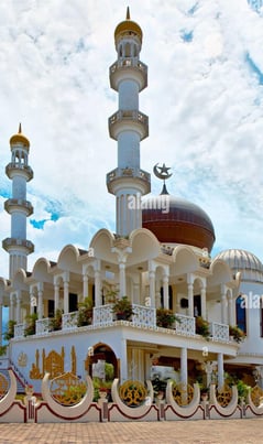MESQUITA: Ahmadiyya Anjuman Isha'at Islam Keizerstraat, é a sede do movimento Islâmico do Suriname.
