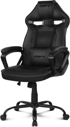 Drift Gaming DR50 - Silla Gaming Profesional, Polipiel, reposabrazos Acolchados, color negro