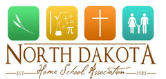 North Dakota Homeschool Association, ND Home School Association, NDHSA logo