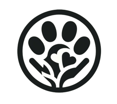 Pawing Caring logo