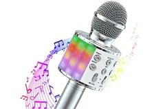 a microphone with a microphone and a microphone