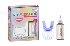 a white toothbrush and a toothbrush in a box