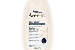 a bottle of aveeno skin care products
