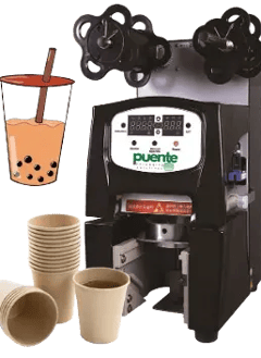 Cup sealing machine