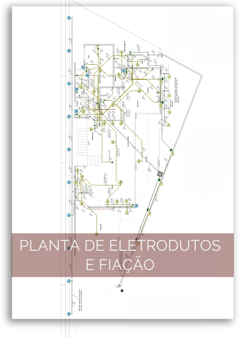 Foto de Planta de Eletroduto de projeto Elétrico