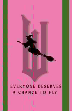 Everyone Deserves a Chance to Fly wicked Notebook 