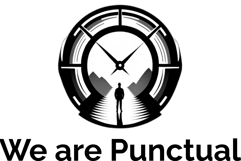 a clock with a man standing in front of a clock