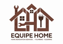 logo completo di equipe home ristrutturazioni a padova e venezia su sfondo bianco