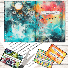 Art journal pages free downloads