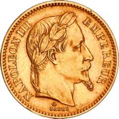 prix louis d'or napoleon iii avers