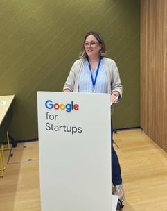 Julie Gachet Mitrovic leading a workshop at Google for Startups