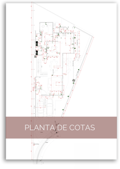 Foto de planta de cotas de projeto elétrico