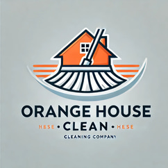 Orange House Clean logo