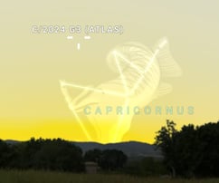 Como pode ser visto o cometa ao final da tarde