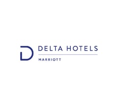 a hotel logo with the delta delta delta delta delta delta delta delta delta delta delta