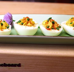 deviled eggs on board