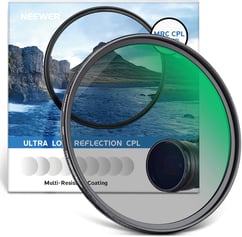 Neewer 52mm Polarizing Filter 30 Layer Multi Resistant Nano Coatings Circular Polarising Filter(CPL)