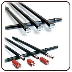Martillos perforadores. Barrenas perforación  para martillos. Ingersoll Rand. Atlas Copco. Mineria 
