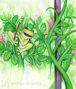 Illustrations from The Rose Without A Name by New Orleans artist Melissa Vandiver.