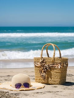 Beach Hat Beach Market Beach Tote Sunglasses