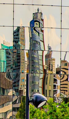 Rotterdam city reflection 1