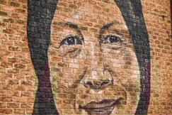 Mural by Cam Scale in the South Melbourne Market