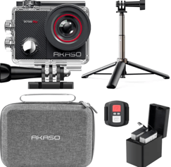 AKASO Pack de Creador EK7000 Pro Cámara Deportiva 4K WiFi 20MP