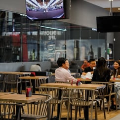 On-site club restaurant offering lunch menus and breakfast for training camp participants