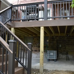 Full Deck and Porch Roof Build in Swissvale, PA