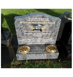 Baby headstone in Mangere Auckland NZ