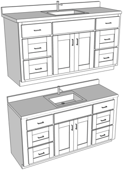 3D Vanity Drawings