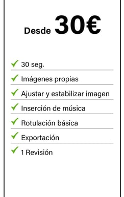 Plan XS desde 30€