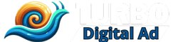 Logo a colores de Turbo Digital Ad Servicios de Marketing y Publicidad Digital