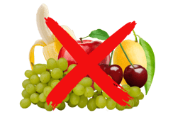 High-carb Fruits to avoid