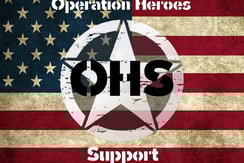 a picture of a military service member with the words operation on it