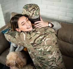 military veteran couple