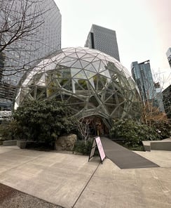 the spheres, amazons headquarters in seattle