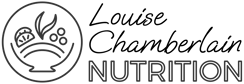 The Logo for Louise Chamberlain Nutrition, a client of SquareKey Studio