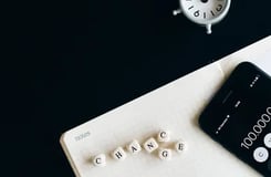 a calculator and a calculator on a table