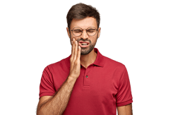 homme sensibilité dentaire chaud et froid hygiene-precision.com