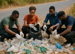 Education environnementale et communautaire, tri, recyclage et transformation des déchets plastiques