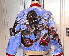 "Lobster Jacket" - Acrylic on Duck Canvas