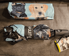Dog design of Tumella Flip-proof Travel Umbrella