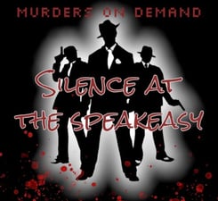 logo for silence at the speakeasy