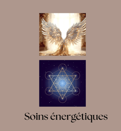 une photo d'ange et le cube de Métatron