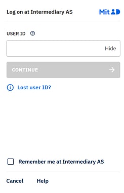 a phone screen showing a log in the logger