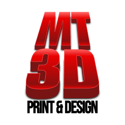 MT3D Print,Design&Crafters logo