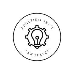 Adulting Isn't Cancelled logo