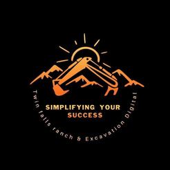 Twin falls ranch & Excavation livestock brand logo